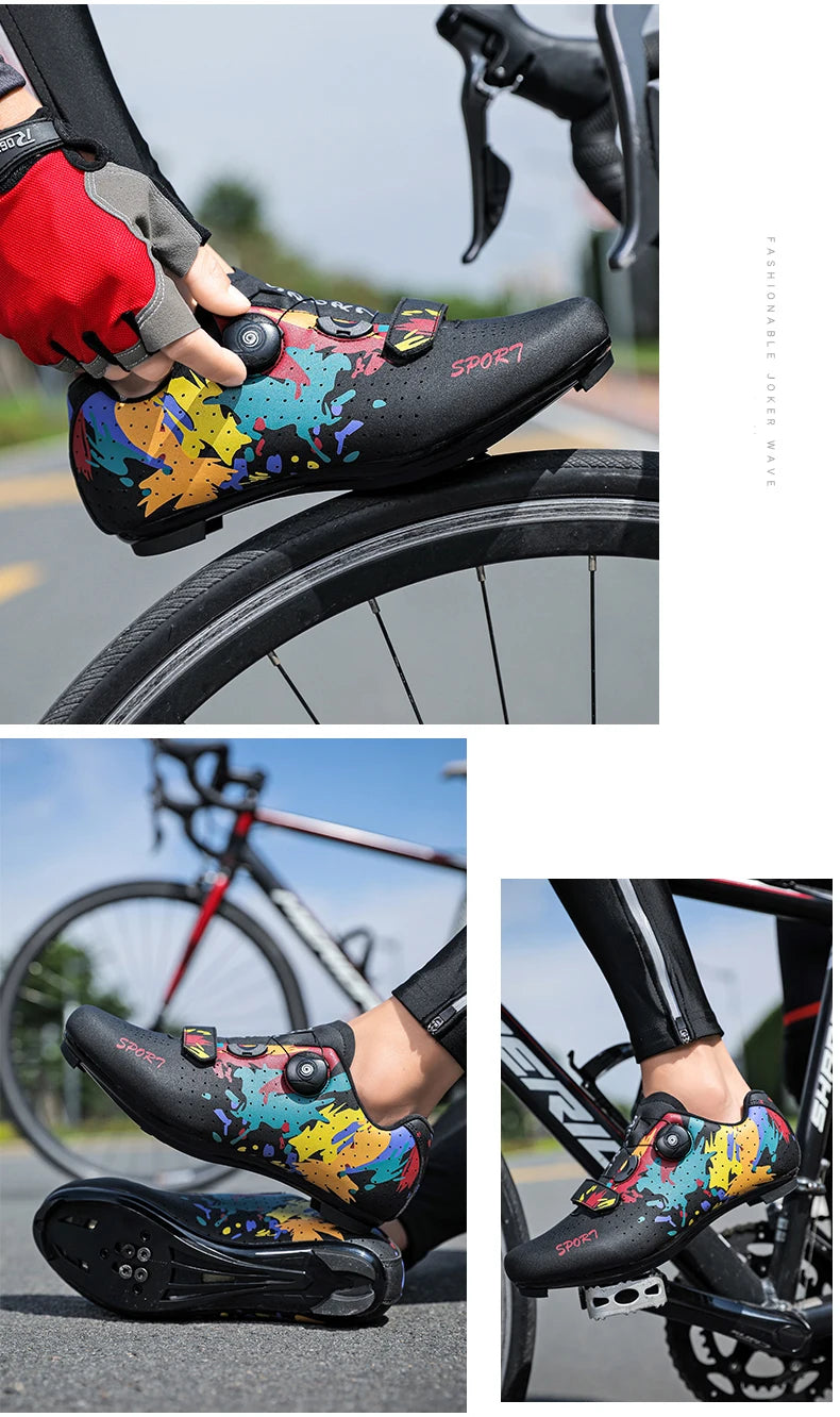 Cycling Sneaker s Men Carbon Sports Speed Bike Shoes Women Mountain Racing Flat Road Cycling Footwear