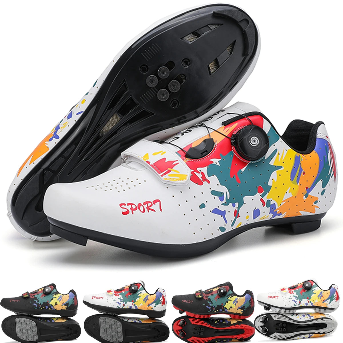 Cycling Sneaker s Men Carbon Sports Speed Bike Shoes Women Mountain Racing Flat Road Cycling Footwear