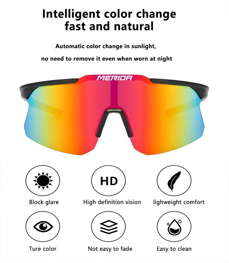 Merida cycling Glasses Bike Sunglasses Men UV400 Eyewear Sports MTB Outdoor Goggles Bicycle Women Sunglasses Multi Color Riding