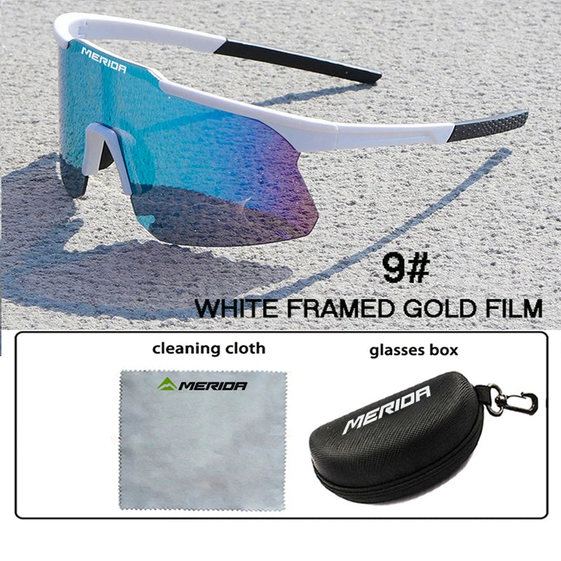 Merida cycling Glasses Bike Sunglasses Men UV400 Eyewear Sports MTB Outdoor Goggles Bicycle Women Sunglasses Multi Color Riding