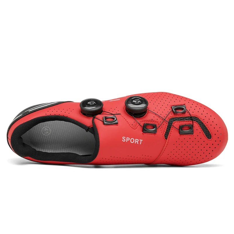 Speed Cycling Sneakers Road Bike Shoes Men Women Sports Route Cycling Shoes Self-locking Racing Bicycle Cleats Shoes for Shimano