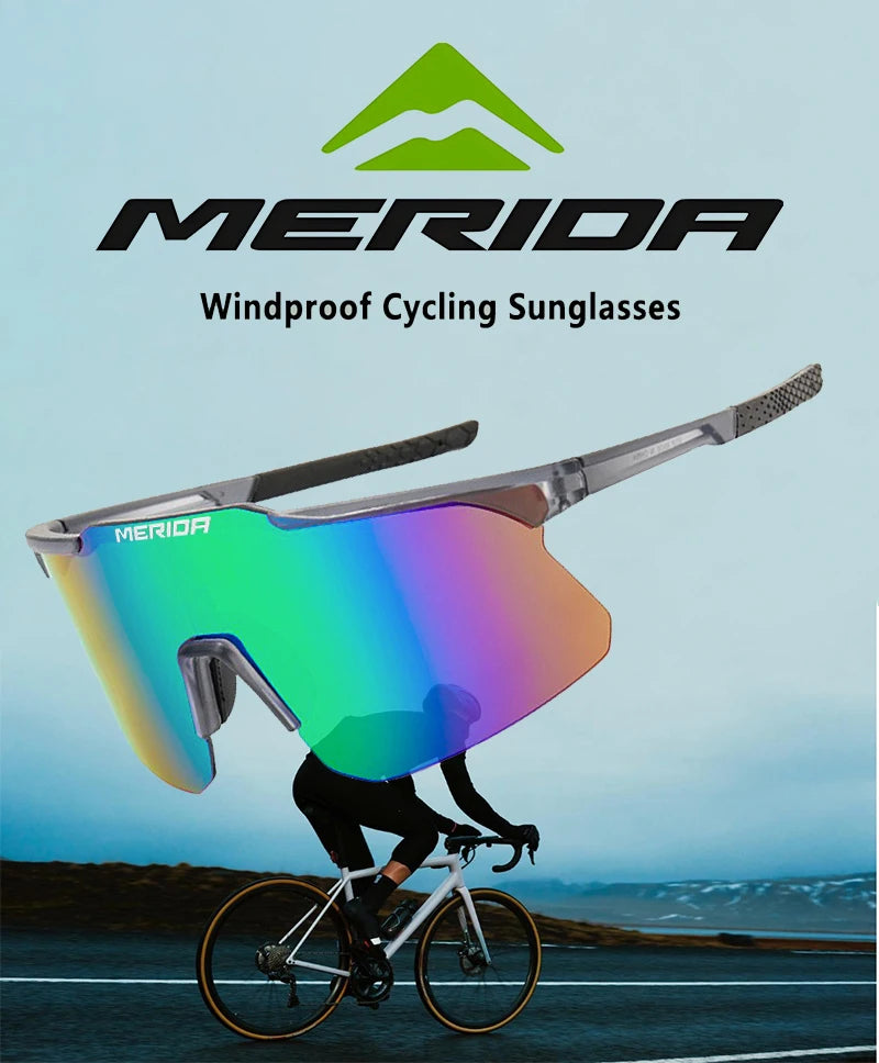 Merida cycling Glasses Bike Sunglasses Men UV400 Eyewear Sports MTB Outdoor Goggles Bicycle Women Sunglasses Multi Color Riding