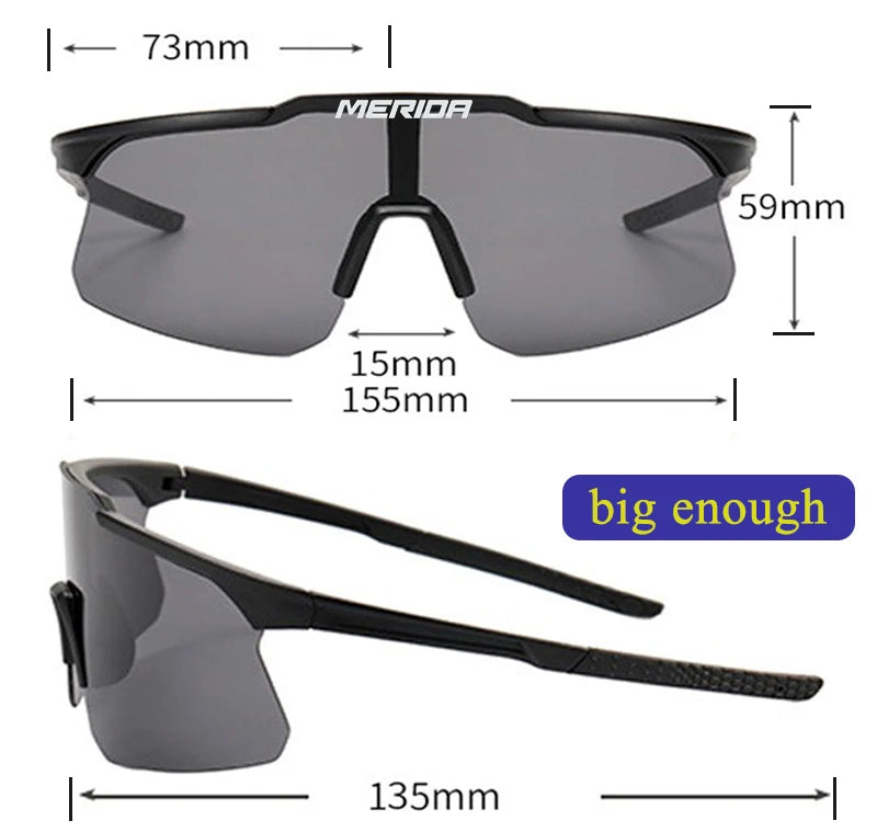 Merida cycling Glasses Bike Sunglasses Men UV400 Eyewear Sports MTB Outdoor Goggles Bicycle Women Sunglasses Multi Color Riding