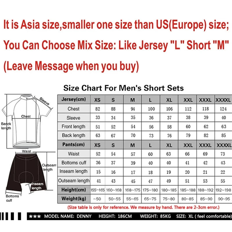 Pro Cycling Jersey Men Summer Cycling Clothing Mountain Bicycle Jersey Ropa Ciclismo Maillot Bike Clothes