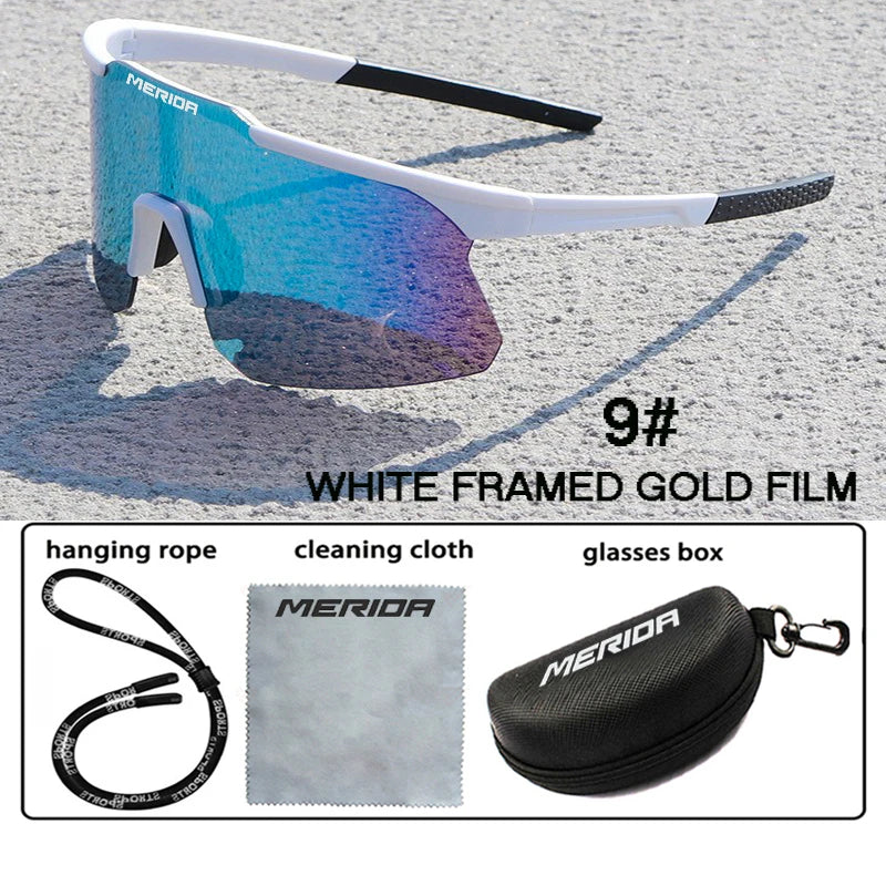Merida cycling Glasses Bike Sunglasses Men UV400 Eyewear Sports MTB Outdoor Goggles Bicycle Women Sunglasses Multi Color Riding