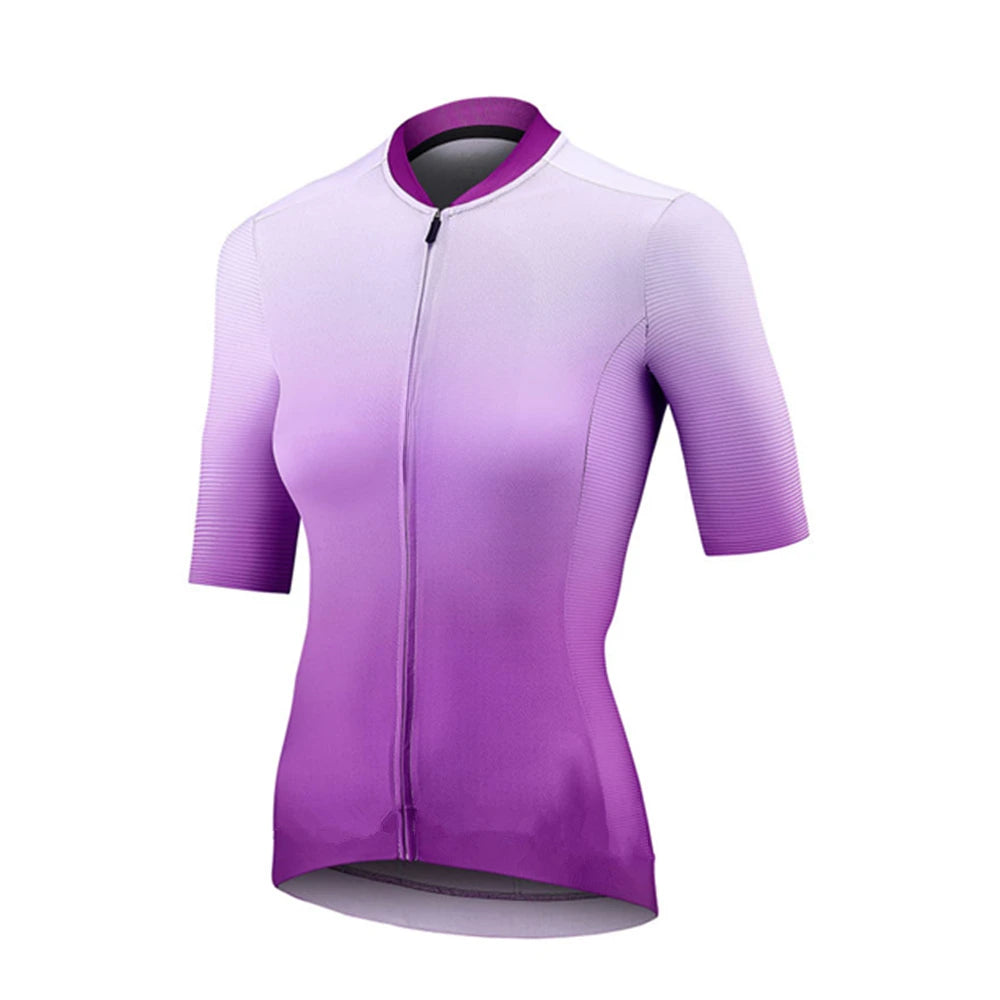 Sale Cycling Women's Short Sleeve Jerseys Maillot Ciclismo Mujer Camisa De Time Pro Team Bicycle Lightweight Clothing