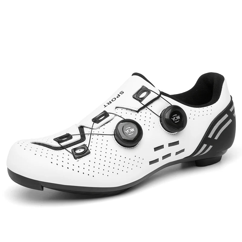 Speed Cycling Sneakers Road Bike Shoes Men Women Sports Route Cycling Shoes Self-locking Racing Bicycle Cleats Shoes for Shimano
