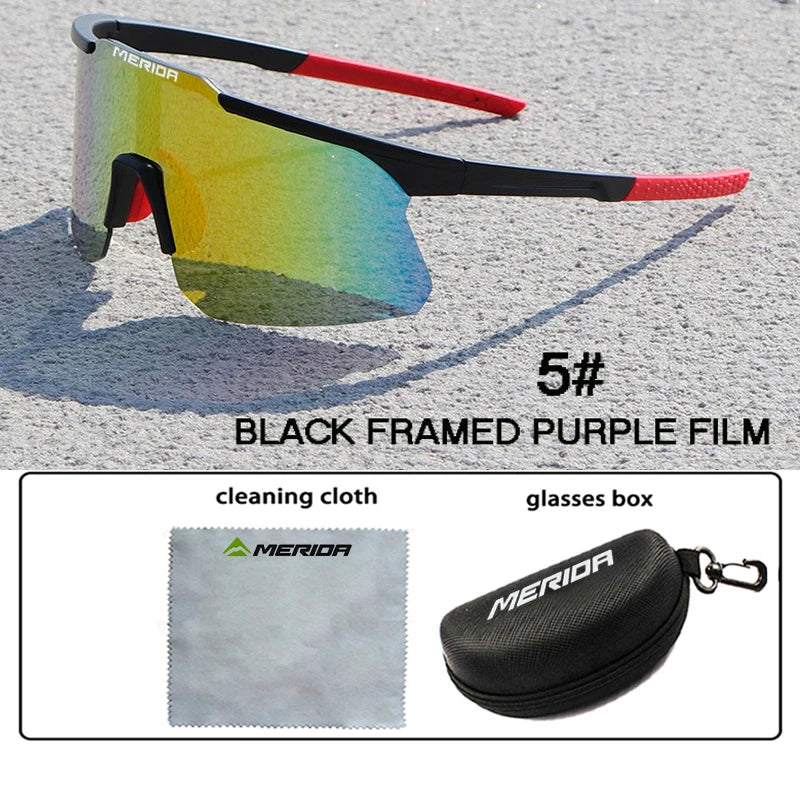 Merida cycling Glasses Bike Sunglasses Men UV400 Eyewear Sports MTB Outdoor Goggles Bicycle Women Sunglasses Multi Color Riding