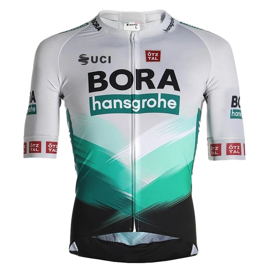 Men's Cycling Clothing Uniform Man Jersey Pro Team 2023 UCI BORA Bike Mtb Clothes Suit Complete Outfit Male Pants Blouse Bib Set