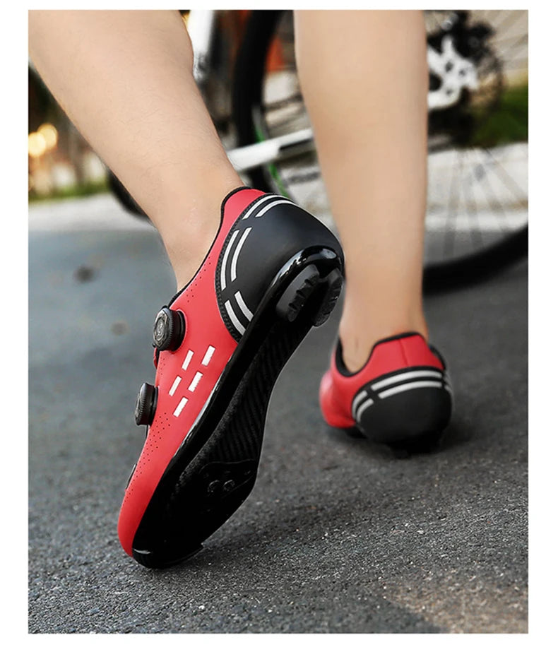 Speed Cycling Sneakers Road Bike Shoes Men Women Sports Route Cycling Shoes Self-locking Racing Bicycle Cleats Shoes for Shimano