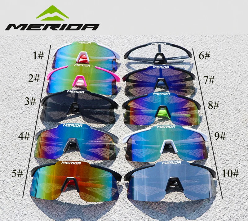 Merida cycling Glasses Bike Sunglasses Men UV400 Eyewear Sports MTB Outdoor Goggles Bicycle Women Sunglasses Multi Color Riding