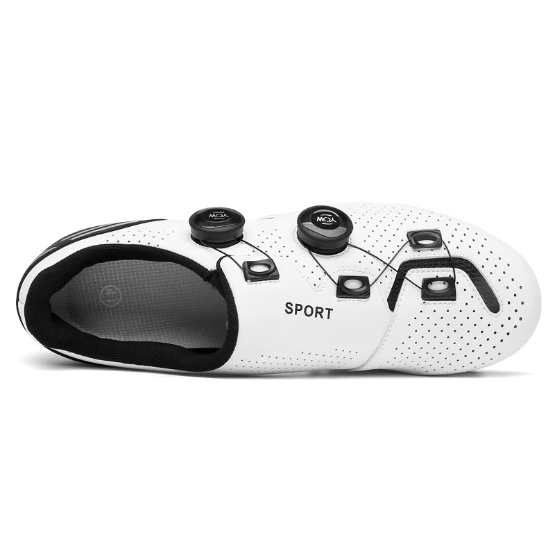 Speed Cycling Sneakers Road Bike Shoes Men Women Sports Route Cycling Shoes Self-locking Racing Bicycle Cleats Shoes for Shimano